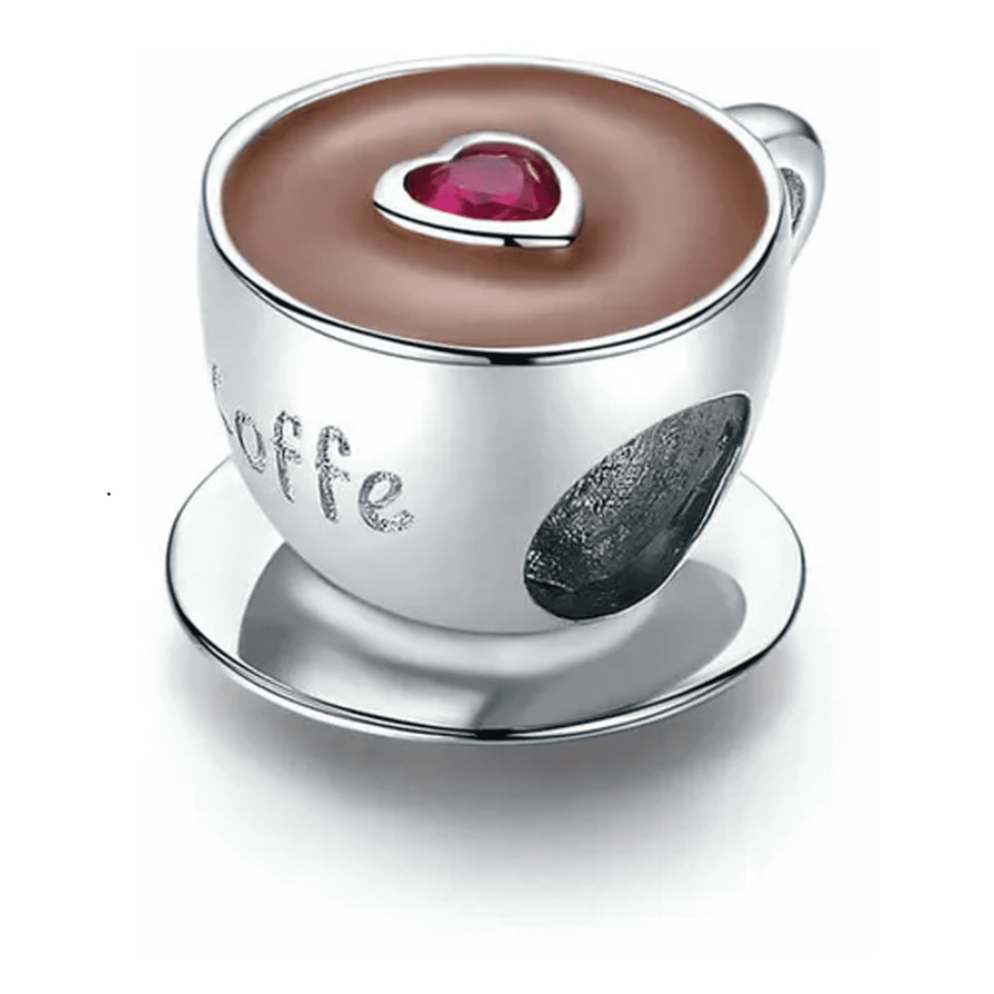 Genérico - Charm Dije Plata 925 Taza Café / Todojoyas