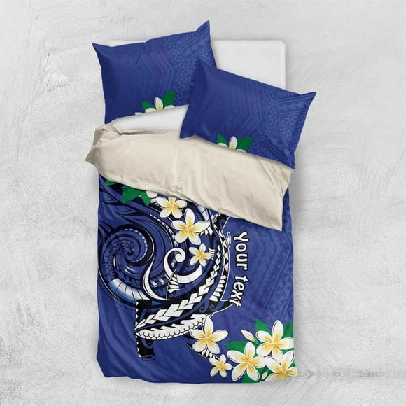 Juego De Cama Personalizado Fsm Estado De Chuuk Tatuaje De Tiburón Polinesio
