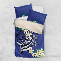 Milsleep - Fsm Estado De Chuuk Tatuaje De Tiburón Polinesio Juego De Cama Personalizado Lt9