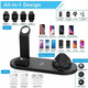 thumbnail image 3 of Base de carga inalámbrica 6 en 1 para Apple Watch Series 1-6, AirPods Pro, iPhone 14/13/12/11/X/Xr/Xs/8, Samsung Galaxy Series (sin cable para el reloj)-Negro, 3 of 5
