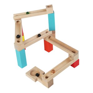 Magideal - Bloques De De Madera, Juego De Construcción Clásico De Bricolaje, Actividades De Aprendizaje, Juguete Sensorial Montessori Para Niños De 4 A 8