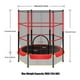 thumbnail image 5 of Cama Elastica Para Niños con Red 140 cms, 5 of 8