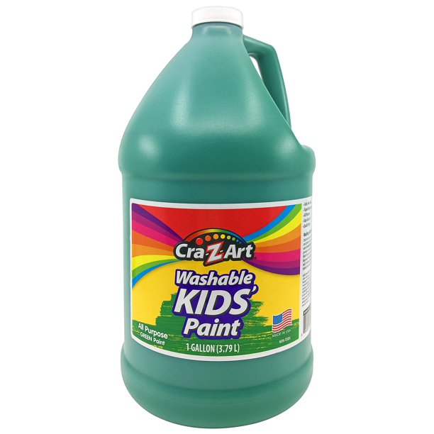 Pintura para póster Cra-Z-Art para niños, lavable al temple durante más de 3 años, 3,78 litros
