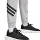 thumbnail image 3 of Pantalones adidas Future Icon de 3 rayas para hombre, tamaño mediano, color gris jaspeado, 3 of 5