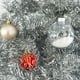 thumbnail image 2 of Árbol de Navidad Best Choice Products, oropel artificial plateado de 6 pies, 2 of 2