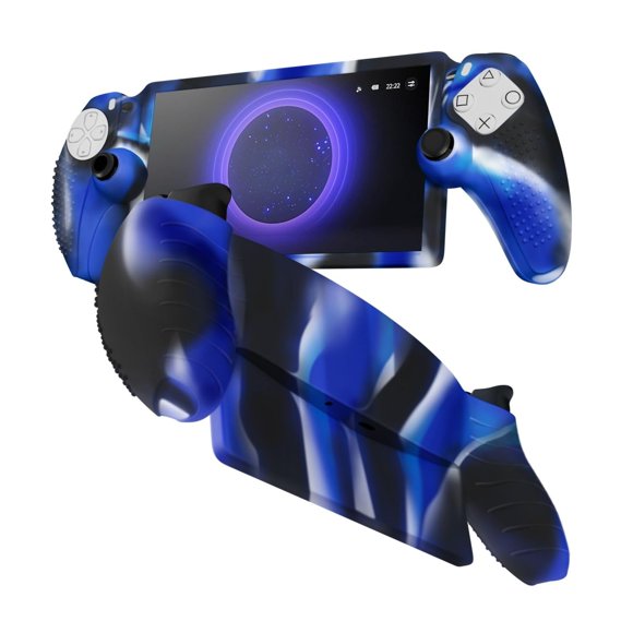Funda de Silicona Azul Camuflado para PlayStation Portal – TNP Products