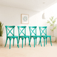 thumbnail image 2 of Pack 4 Sillas de Terraza o Comedor Crossback Danubio - Menta, 2 of 7