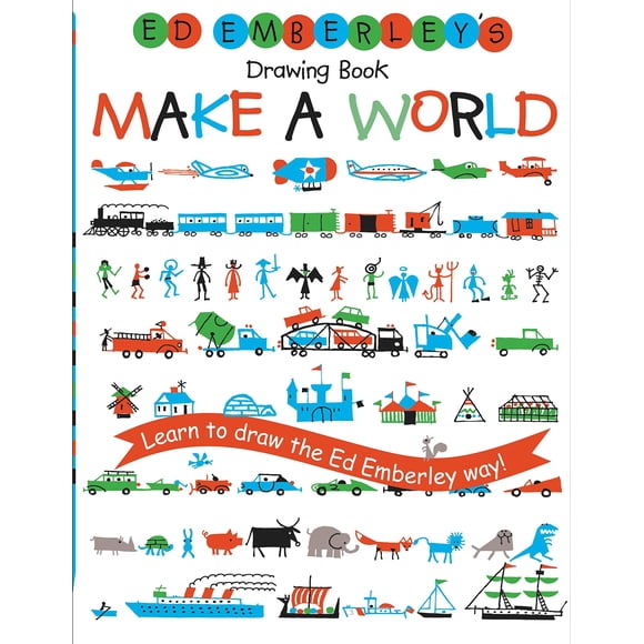 Libro de dibujo de Ed Emberley: Crea un mundo