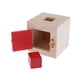 thumbnail image 5 of Montessori Juguetes Ni?os Educación Temprana Ense?anza Ayudas CUBE Juguete De Madera Rojo, 5 of 5