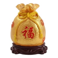 Magideal - , Estatua De Estatuilla De Resina, Escultura De Caja De Ahorro Para Decoración De Dormitorio De Estante De Gabinete De Escritorio , Fu Positivo