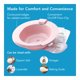 thumbnail image 3 of Set de 3 piezas para remojo perineal Sitz Bath Carex, color rosa, 3 of 3