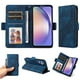 thumbnail image 3 of Carcasa FOXDOCK Samsung Galaxy A54 5G de cuero PU, diseño acolchado clásico, protección contra caídas y rayones, 3 of 5
