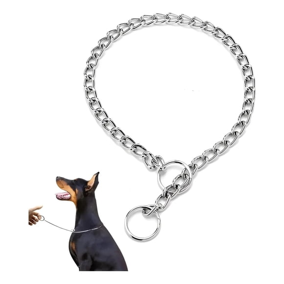 Correa De Adiestramiento Metálico, Para Perro 70 Cm (collar)