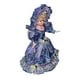 thumbnail image 3 of Mujer Muñeca De Cerámica Miniatura Porcelana Personas Para Niños Decoración De Casa De Muñecas Violeta, 3 of 5