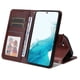 thumbnail image 5 of Funda Billetera para Samsung Galaxy S23 Plus con Porta Tarjetas y Soporte Ajustable Marrón, 5 of 5