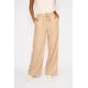 thumbnail image 1 of Pantalón Ancho Efecto Lino Alana Beige beige L, 1 of 5
