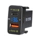 thumbnail image 1 of Cargador De Coche, Toma De Teléfono, 36W, QC3.0, Cargador Rápido Para Camry 2011-2019, Luz Azul, 40x22mm, 1 of 5