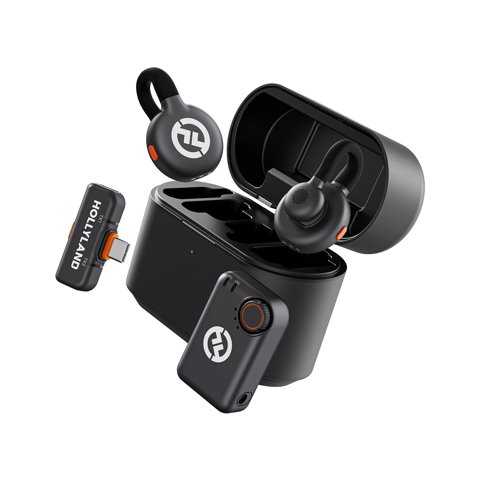 Micrófono Lavalier Inalámbrico Hollyland Lark M2S Para Iphone/Android/Cámara