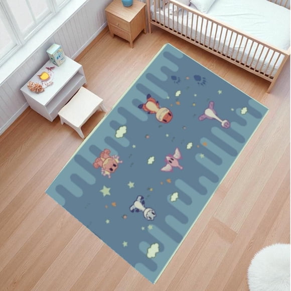 Alfombra Infantil Estampada 80x120 cm Amiguitos