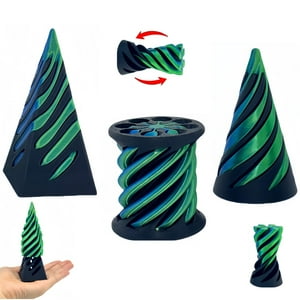 Fidget Toy Ajitxalr Impossible Cone Spiral Cone, 3 Paquetes
