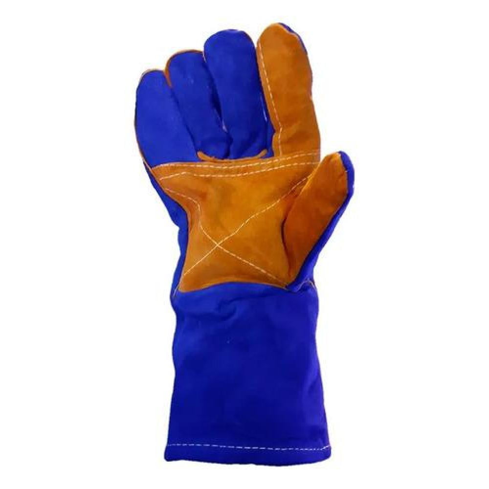 Genérica - Guante Soldador Azul/forro Kevlar