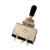 Magideal - Interruptor De Caja De Guitarra Eléctrica De 3 Vías Encerrada Con Punta De Latón Metal Instalación Fácil De Instalación De 3 Vías Interruptor De 3