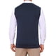 thumbnail image 3 of INSPIRE CHIC Chaleco de Punto Casual sin Mangas con Cuello en V a Cuadros Argyle para Hombre XL Azul Marino, 3 of 5