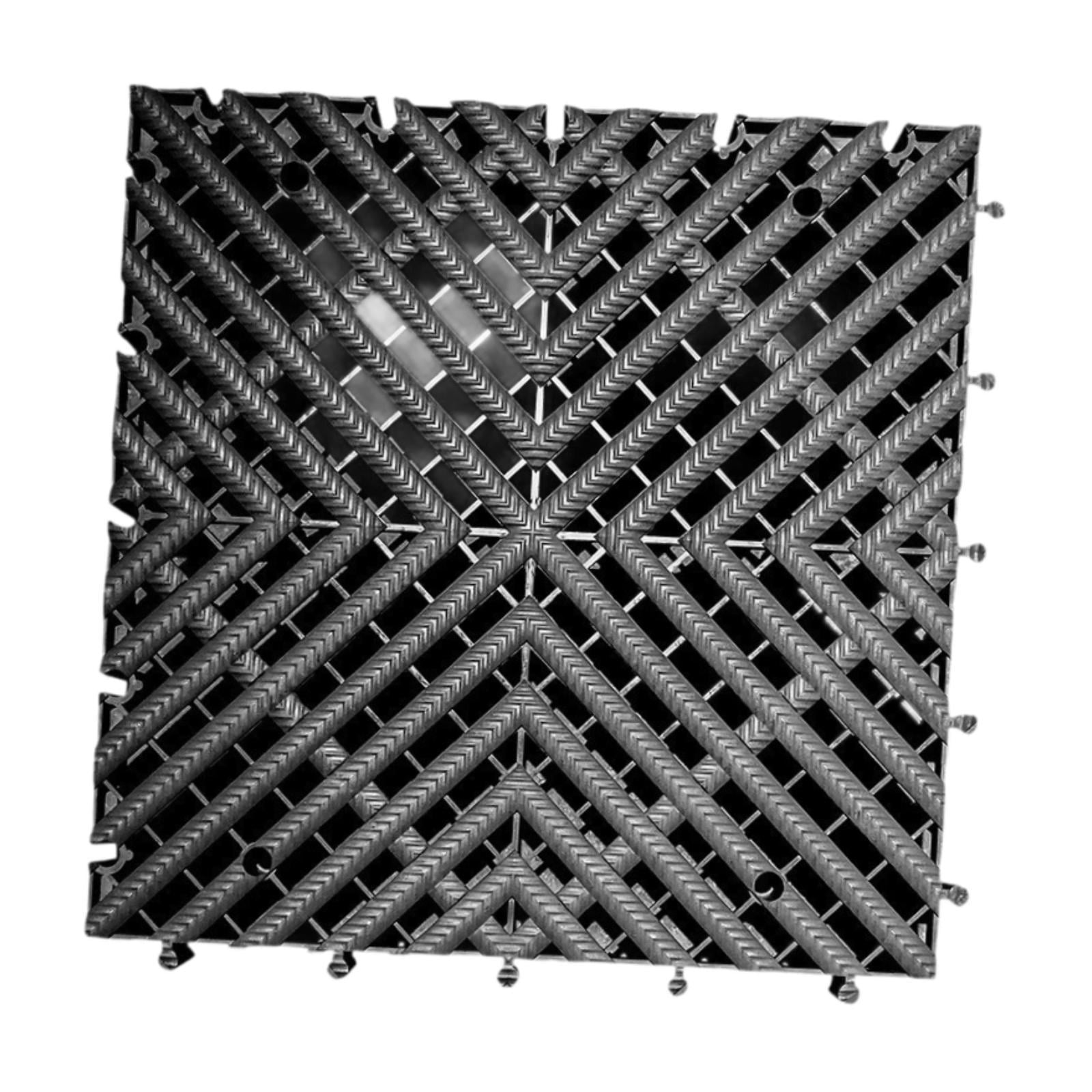 Ioensy - Loseta Drenante Modular Cojín 40x40x4 Cm Alta Resistencia Para Lavado De Autos