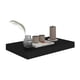 thumbnail image 1 of Repisa Flotante Negra Minimalista Estante Organizador Pared 40cm, 1 of 5