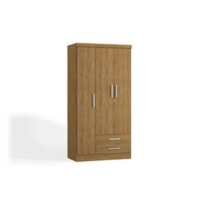 Closet Yardas Leticia Nogal 3 Puertas 2 Cajones