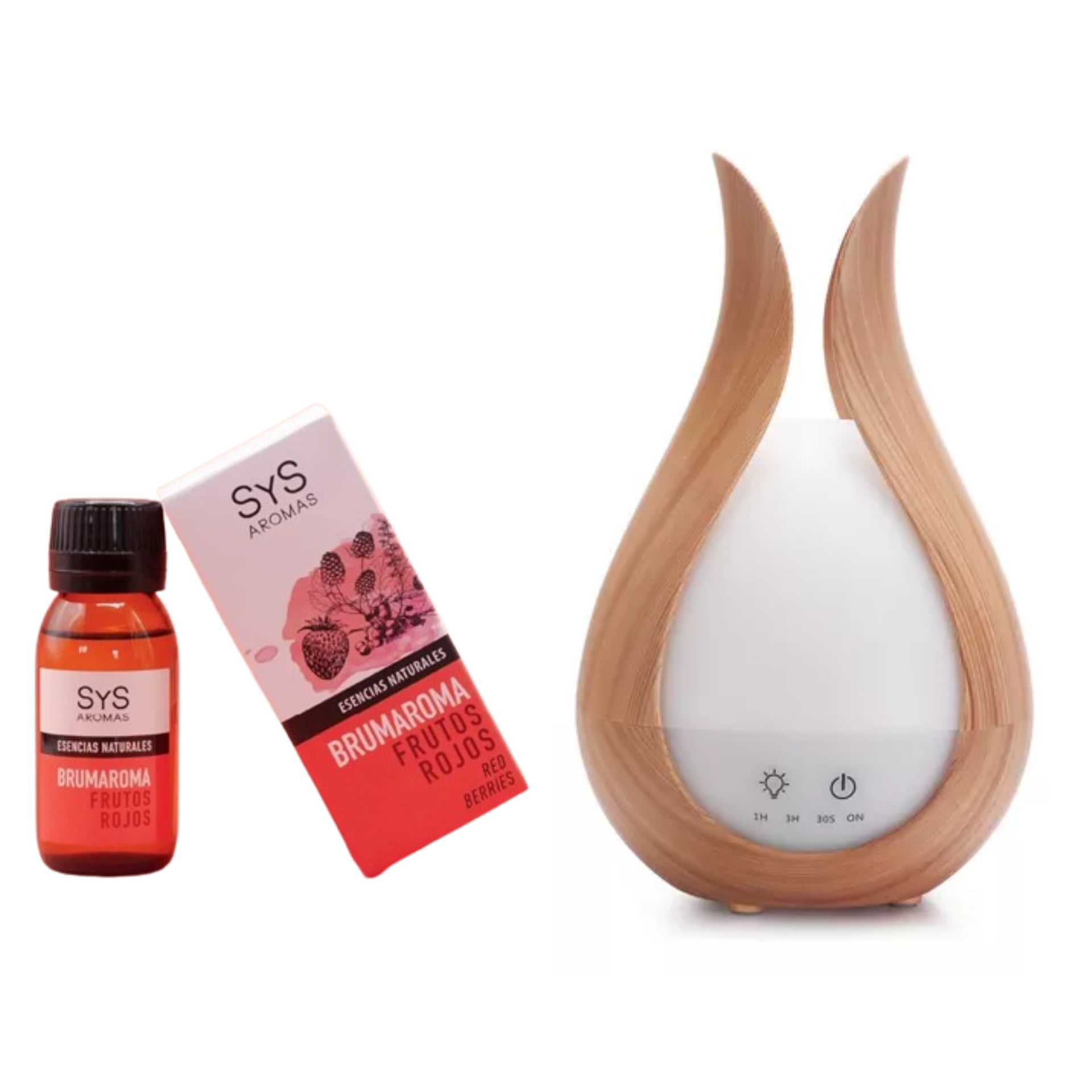 Brumaromas Ambientador Sys 50 Ml Frutos Rojos + Humidificador 200 Ml