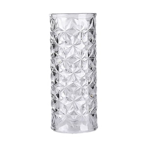 Magideal - Jarrón Decorativo Centro De Mesa Transparente Contenedor Floral Adorno Estético A Prueba De Golpes Y Caídas Adecuado Para Familias Con Niños Y Decora Estilo A