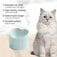 thumbnail image 3 of Cuenco De Cerámica Para Gatos Con Boca Oblicua Y Protección Para El Cuello Y Las Patas Altas, Cuenco Para Comer Y Beber, Antigolpes Y Antibarbilla Negra., 3 of 5