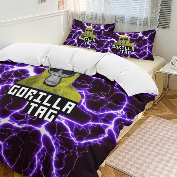 Game Gorilla Tag 3-Piece Bedding Set Soft Warm And Comfortable Bed Set