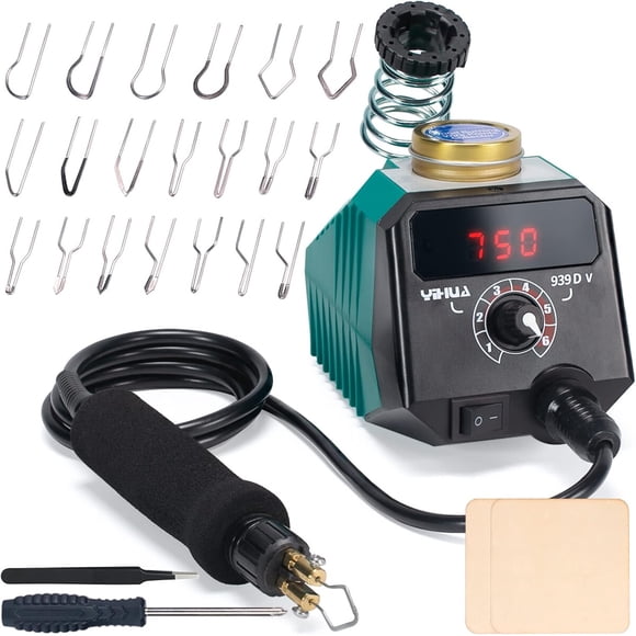 Kit Pirograbador YIHUA 939DV Pantalla Digital 20 Puntas 20W
