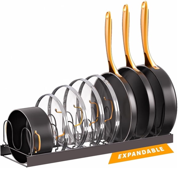 Organizador de sartenes Norcalway ajustables para ollas y sartenes
