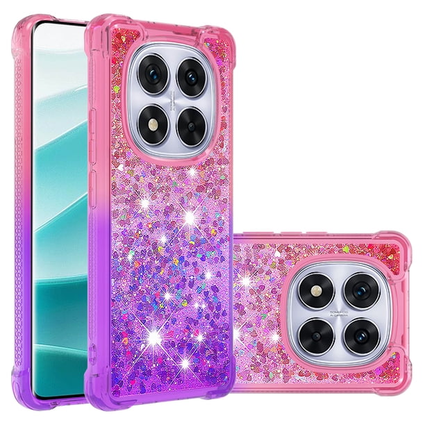 Funda Para Xiaomi Redmi Note 14 Pro 5g Con Diseño Gradiente Y Brillo Líquido Antigolpes Tpu