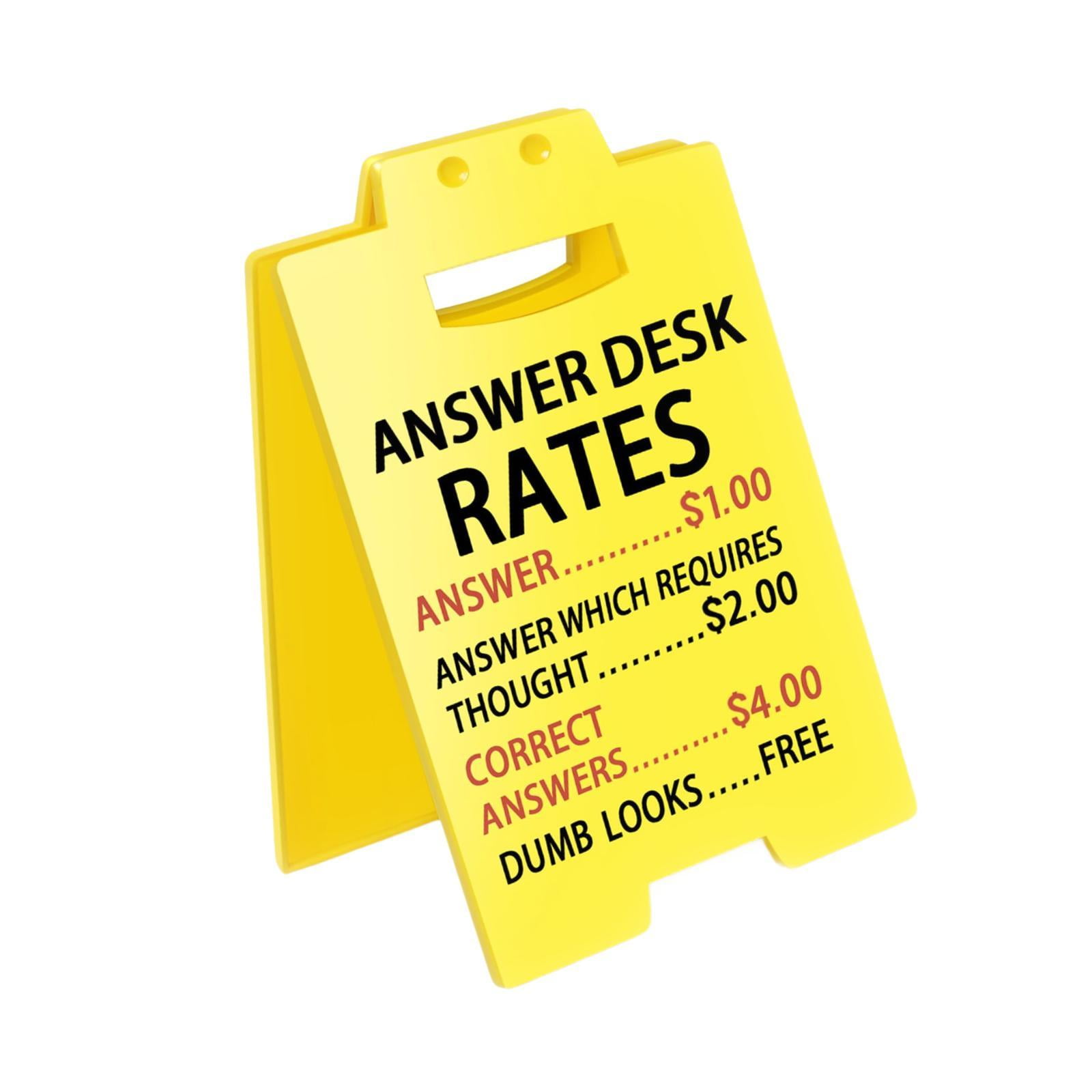 Bothyi - Letrero De Escritorio Divertido, Novedoso, Decoración Para Cubículo De Oficina Para Compañeros De Trabajo, Gerentes Y Supervisores, Estilo C