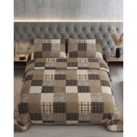 Imac Hogar - Juego De Sábanas De Polar Térmicas Invierno King Diseño Moderno