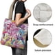 thumbnail image 3 of Jem and The Holograms Bolso de tela con estampado de lienzo para mujer, bolsa de compras reutilizable y estética, con cremallera interior, regalo para mujer,40*45cm., 3 of 6