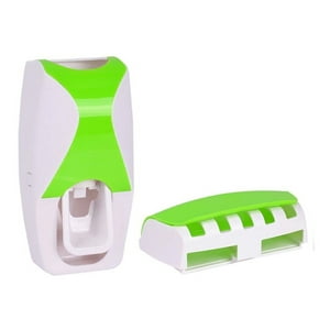 Genérico - Dispensador Automático Pasta Dental + Porta Cepillo Dientes