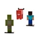 thumbnail image 4 of Set 3 Figuras 6 Cms Toppeez Minecraft - Steve, 4 of 5