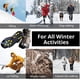 thumbnail image 5 of Tacos de tracción para hielo grandes - Tacos de tracción ligeros para caminar sobre nieve y hielo - Agarres antideslizantes para calzado rápidos y fáciles - Pinzas portátiles para zapatos y botas, 5 of 6