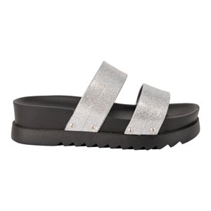 Sandalia Tulipán Plateado Alquimia