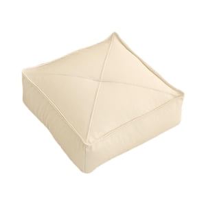 Magideal - Cojín De Suelo, Almohada De Suelo, Cojín De Sofá, Cómodo Cojín De Patio, Cojín De Tatami Para Decoración De Lectura De Yoga En Interiores Y Exteriores Beige