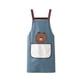 thumbnail image 2 of Delantal De Cocina Para Mujer Con Bolsillos Delantal De Peluquería Para Granja Hornear Café Azul, 2 of 3