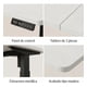 thumbnail image 4 of Homer Design Escritorio Altura Ajustable Eléctrico 120cm Profesional Color Blanco Hrsjz002, 4 of 8