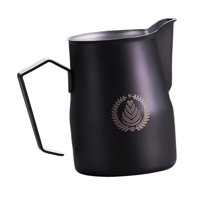 Bothyi - Jarra Para Espumar Leche De 750 Ml Para El Hogar, Cocina, Café, Bricolaje, Color Negro