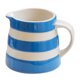 thumbnail image 3 of 1 taza de taza de cerámica de la raya azul blanca de la taza con la manija para el té etc. de la leche del café S, 3 of 5