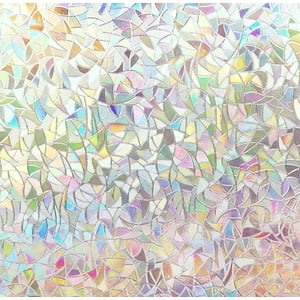 Genérica - 45X200Cm Pegatina Vinilo Película Privacidad Ventana Arcoíris